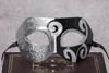 Máscara de Gladiador Romano Metade Faces Máscara Venetian Mardi Gras Masquerade Máscara Do Traje de Halloween para o Partido Cosplay NightClub Decoração