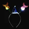Geëlektroplateerd licht-emitterende hoofdband kerstkastje Kinder Luminous Toys Field Stand Hot Source Kerstmisweers