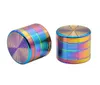 The Diameter of 50mm Zinc Alloy TOBACCO GRINDER 4 Layer Metal Thread Style Tobacco Grinder