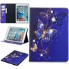 Söt Elephant Owl Butterfly Flip Stand PU Läder Skydd till iPad Air Air2 5 6 234 Mini123 4 Ny iPad 9.7 2017 2018 Samsung