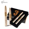 NICEFACE Mascara Curling Spessa Ciglia Pomata 2 pz/set Impermeabile Trucco Degli Occhi 3D Fibra di Seta Estensione Ciglia Cosmetico Naturale