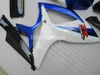 7gifts Injection molding fairing kit for SUZUKI GSXR600 GSXR750 2006 2007 blue white GSXR 600 750 06 07 XC23