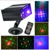 Mini DJ Laser Stage Light Color Full 96 Padrões RGB Projetor Blue Dance LED Laser Projetor Efeito Efeito Iluminação para Disco Xmas Party