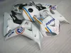 7 Gåvor Injektionsgjutningsfeedningar för Honda CBR1000RR 2006 2007 Svart Vit Fairing Kit CBR 1000 RR 06 07 FY67