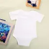 Été bébé vêtements lettre vaut l'attente infantile bébé garçons filles barboteuses à manches courtes barboteuse noeud papillon combinaison tenues vêtements garçons 0-24M