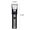 Quiet Hair Clipper Hair Cutting Machine Professional s Lithium Battery Titanium Ceramic Blade Hairdresser6668756