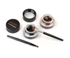 Musikblume 2 in 1 Kaffee + Schwarz Gel Eyeliner Make Up Wasserfestes Kosmetikset Eyeliner Make-up Augenmaquiagem