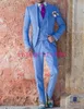 Nouveau Mode Rouge 3 Pièce Costume Hommes Smokings De Mariage Beau Marié Smokings Excellent Hommes Dîner D'affaires De Bal Blazer (Veste + Pantalon + Cravate + Gilet) 481