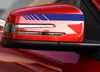 2st/set Universal Auto Rearview Mirror Side Decal Stripe Diy Decoration Exteriör Klistermärke Fit för BMW Audi Benz Porsche Honda Toyota Ford