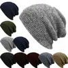 Czapka / czaszki Czapki Moda Dzianiny Czaszka Dla Mężczyzn i Kobiet Amerykański Europejski Styl Unisex Ciepła stała czapka Casual Beanie Dostosowana Zima