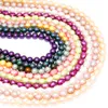 Pearl party 8-11mm natural freshwater oval pearl string to send a mother's surprise gift