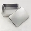 12cm *9cm *4cm Tin Case Storage Box Metal Rectangle Container for beads business card candy herbs LX3855