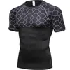 Camicia sportiva da uomo a maniche corte T-shirt da corsa da uomo ad asciugatura rapida Snake Gym Abbigliamento Fitness Top Uomo Maglia da calcio Rashgard