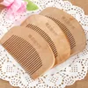 Household Portable Natural Peach Wood Comb Beard Comb Pocket Hair Brush Customized Logo LX30463327964