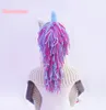 Winter Girls Unicorn Hooded Scarf Unique Kids Creative Hat with Pocket Warm Girls Knitted Hat Children Clothes 26 Years9890657