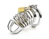 Stainless Steel Male CB Holy Chastity Device Belt Bird Cage Lock Cage Trainer #R09