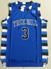 Mens One Tree Hill RAVENS 23 Nathan Scott 3 Lucas Scott Maglie da basket Movie Stitched Shirts Nero Bianco Blu S-XXL