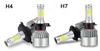 Reflektory samochodowe LED S2 Reflektor H7 H4 w pobliżu i Daleko Super Bright Lampa H1 H3 H8 H9 H11 H13 9004 9012 20 sztuk