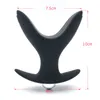 Plugue Anal Silicone Bala Vibração Unisex Anal Vibrador Butt Plug G-Spot Massageador Clitóris Anal Estimulador Sex Toys H8-2-61