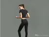 Calças de yoga calças esportivas das mulheres correndo apertado aptidão treinamento abrangente leggings secagem rápida estiramento respirável 2017 novo