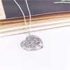 Collana dell'albero della collana di amore autentico 925 argento sterling con clear cubic zirconia fai da te gioielli pregiati neclklace 396582enmx collana