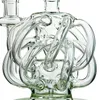 Super Vortex Glass Bong Dab Rig Oil Rigs Hookahs Tornado Cyclone Bongs 12 Recycler Tube Water Pipe With 14mm Joint Heady Bowl