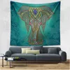 Mode éléphant impression Mandala tenture murale tapisserie tapis de Yoga Style bohème serviette de plage nappe pour la décoration de la maison 17ca ff