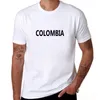 Colômbia Mens Tshirt Rússia T Shirts Homens COLÔMBIA Impressão de Manga Curta Tshirts Aptidão Algodão Macho Tops Tee