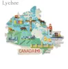 Lychee National Panorama Resin Fridge Magnet France Australia Canada India Refrigerator Magnets Travel Souvenirs Home decoration