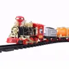 2021 RC Train Model Toys Remote Control Conveyance Train Electric Steam Smoke RC Train Sets Model Toy Gift For Children