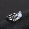 Fashion Mom Ring Women Sieraden Blue Crystal Heart Knuckle Rings For Birthday Mother's Day Gift Will en Sandy Drop Ship