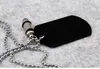 Personality Bullet Military Card Pendant Necklace 3 Color Vintage Antique Dog Tag For Men Women Best Gift