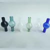 Universalfärgade rökningstillbehör Glas Bubble CARB CAP OD 22mm 6 Färger för XL Tjock Quartz Banger Nails Hookahs Water Bongs Pipes Oil Rigs