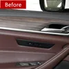 Chrome ABS Sedile Memoria Pulsanti Cornice Decorazione Copertura Trim Per BMW Serie 5 G30 G38 2018 Accessori modificati per auto