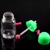 2019Plastic of Bottle Glass Bbong Wwater Titanium Nail Grinder, Bubblers for Smoking Pipe Mix Colors