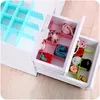 Justerbar plast Stretch Clapboard Drawer Divider Partition Storage Organizer Diy Sundires Jewel Ring Storage Boxes Bins