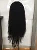 824 polegada kinky onda cabelo humano peruano cabelo virgem médio esquerdo direito u parte perucas de renda para mulheres negras 1 1b 2 4 natural color9920270