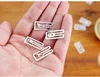 Wholesale- 18 styles ( 20 pieces)Mini Metal Bookmark Clips Cute Cartoon Animal Plated Sliver Bookmarks Stationery Gift book line marker