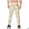 Nova tendência dos homens calças de ginástica casual elástico algodão dos homens calças de treino de fitness solto moletom calças camo jogger Pants2715