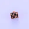 Atacado Handmade DIY Acessórios de Jóias Encantos de Slides 8mm Bail Beads para Colar Pulseira Achados Bead CZ Rhinestone Conector Pingente