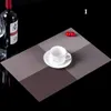 9 Colors placemat fashion pvc dining table mat dise bowl pad waterproof pad slip-resistant placemat Table Decoration