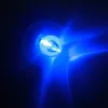 Torches 7 LED 전구 모양의 링 링 키 체인 손전등 빛나는 무지개 색상 조명 키 배경 램프