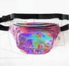 Талия сумки кошельки груди карманные кошельки моды металлические Fanny packs радуги пляжные сумки crossbody сумки серебряные косметические сумки b4109