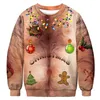 Women and men tshirt Festive Christmas tree costume 3D digital printing womens designer t shirts loose Clothes Christmas costume t shirt