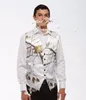 Formal New White Real Tree Camo Men Vests With Bow Camouflage Groom Groomsman Vest Cheap Satin Custom Formal Wedding Vests Camoufl1066298
