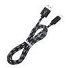 25cm 1m 2m 3m Cabos de Carregamento Micro USB Tipo C Cabo de Carregador de Dados Trançado de Nylon para Celular Android 300pcs