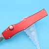 Top quality Red Handle Tanto Satin Blade Knife (4.6" Satin) 150-4 Single Action Auto Tactical knives with kydex