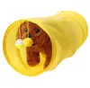 Tunnel de jeu amusant pour chat, Tubes pliables et froissés, jouets pour chaton, chiot, furets, lapin