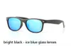 Högkvalitativa metall gångjärn varumärkesdesign solglasögon för män kvinnor plank ram spegel glas lins mode solglasögon med fall A4726810