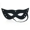 Bondage Women Cat Eye Face Mask Hen Night Fancy Dress Costume Party Sequin Masquerade # R32